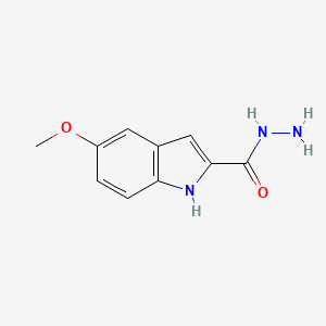 molecular formula C10H11N3O2 B2672511 5-methoxy-1H-indole-2-carbohydrazide CAS No. 20948-65-6