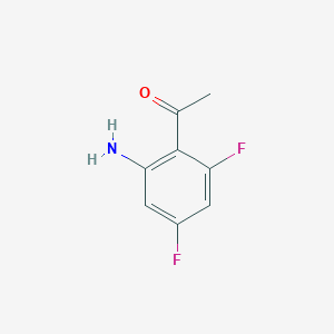 molecular formula C8H7F2NO B2672519 1-(2-Amino-4,6-difluorophenyl)ethanone CAS No. 1632285-92-7