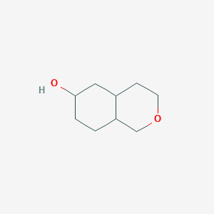 molecular formula C9H16O2 B2672622 octahydro-1H-2-benzopyran-6-ol CAS No. 1560236-52-3