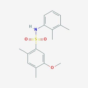molecular formula C17H21NO3S B2672649 N-(2,3-Dimethylphenyl)-5-methoxy-2,4-dimethylbenzenesulfonamide CAS No. 2415584-18-6