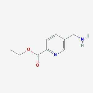molecular formula C9H12N2O2 B2672727 Ethyl 5-(aminomethyl)picolinate CAS No. 794464-09-8