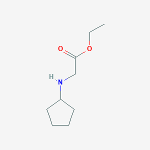 B2672759 Ethyl 2-(cyclopentylamino)acetate CAS No. 89479-61-8