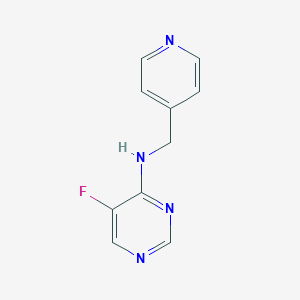 molecular formula C10H9FN4 B2672762 5-Fluoro-n-[(pyridin-4-yl)methyl]pyrimidin-4-amine CAS No. 2327225-51-2