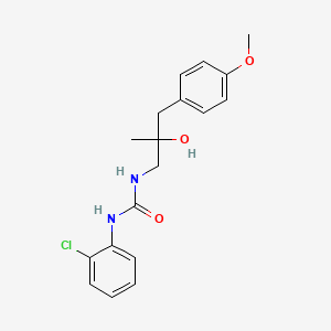 1-(2-Chlorophenyl)-3-(2-hydroxy-3-(4-methoxyphenyl)-2-methylpropyl)urea