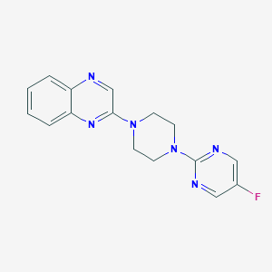 2-[4-(5-Fluoropyrimidin-2-yl)piperazin-1-yl]quinoxaline