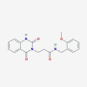 molecular formula C19H19N3O4 B2672996 MMV665916 