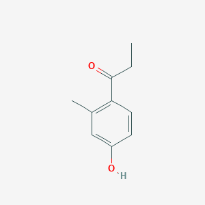 molecular formula C10H12O2 B2673106 1-(4-Hydroxy-2-methylphenyl)propan-1-one CAS No. 2887-55-0