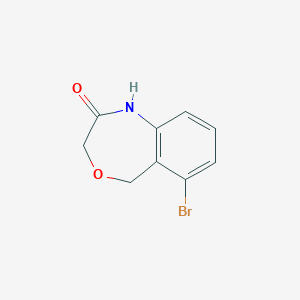 molecular formula C9H8BrNO2 B2673141 6-bromo-1,2,3,5-tetrahydro-4,1-benzoxazepin-2-one CAS No. 1404432-48-9