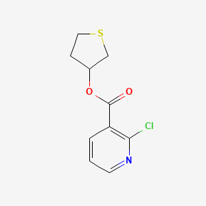 molecular formula C10H10ClNO2S B2673168 Thiolan-3-yl 2-chloropyridine-3-carboxylate CAS No. 1384720-68-6