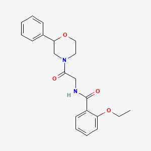 B2673174 2-ethoxy-N-(2-oxo-2-(2-phenylmorpholino)ethyl)benzamide CAS No. 953985-00-7
