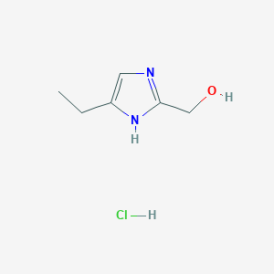 (4-ethyl-1H-imidazol-2-yl)methanol hydrochloride