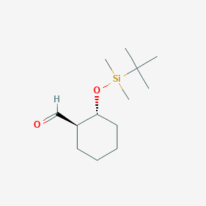 molecular formula C13H26O2Si B2673306 (1R,2R)-2-[Tert-butyl(dimethyl)silyl]oxycyclohexane-1-carbaldehyde CAS No. 90460-60-9