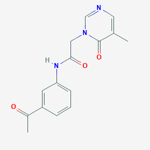 N-(3-acetylphenyl)-2-(5-methyl-6-oxopyrimidin-1(6H)-yl)acetamide