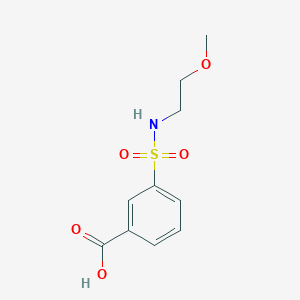3-[(2-Methoxyethyl)sulfamoyl]benzoic acid