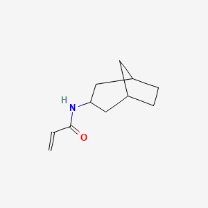 molecular formula C11H17NO B2673342 N-(3-Bicyclo[3.2.1]octanyl)prop-2-enamide CAS No. 2110987-50-1