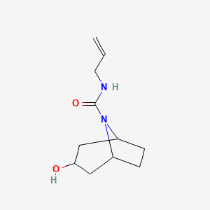 3-hydroxy-N-(prop-2-en-1-yl)-8-azabicyclo[3.2.1]octane-8-carboxamide