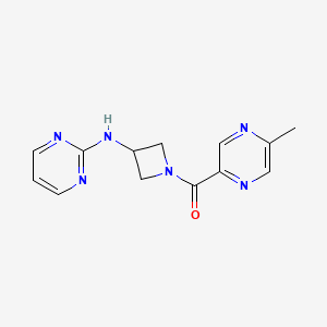 (5-Methylpyrazin-2-yl)(3-(pyrimidin-2-ylamino)azetidin-1-yl)methanone
