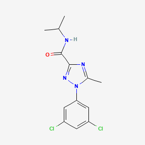 1-(3,5-dichlorophenyl)-N-isopropyl-5-methyl-1H-1,2,4-triazole-3-carboxamide