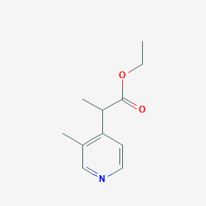 molecular formula C11H15NO2 B2673521 ethyl2-(3-methylpyridin-4-yl)propanoate CAS No. 2104946-65-6