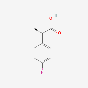 molecular formula C9H9FO2 B2673546 (2S)-2-(4-fluorophenyl)propanoic acid CAS No. 191725-90-3