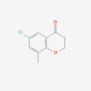 molecular formula C10H9ClO2 B2673697 6-chloro-8-methylchroman-4-one CAS No. 76301-90-1