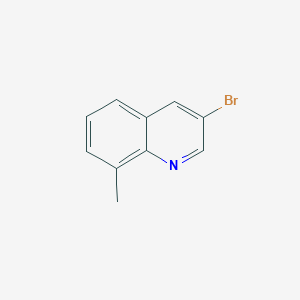 molecular formula C10H8BrN B2673698 3-Bromo-8-methylquinoline CAS No. 66438-80-0