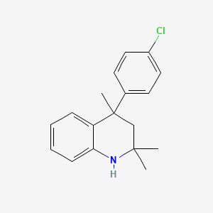 4-(4-Chlorophenyl)-2,2,4-trimethyl-1,2,3,4-tetrahydroquinoline