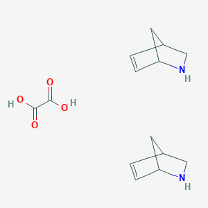 molecular formula C14H20N2O4 B2673871 Bis(2-azabicyclo[2.2.1]hept-5-ene); oxalic acid CAS No. 1860028-31-4