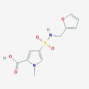 4-[(furan-2-ylmethyl)sulfamoyl]-1-methyl-1H-pyrrole-2-carboxylic acid