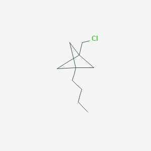 molecular formula C10H17Cl B2673887 1-Butyl-3-(chloromethyl)bicyclo[1.1.1]pentane CAS No. 2287280-70-8
