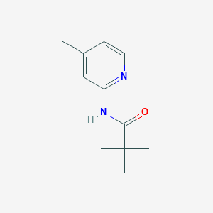 molecular formula C11H16N2O B2673891 2,2-Dimethyl-N-(4-Methyl-2-pyridyl)propionamide CAS No. 86847-77-0