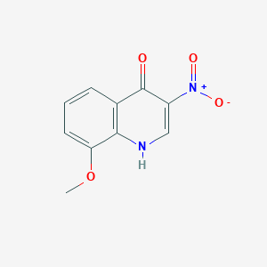 molecular formula C10H8N2O4 B2673932 8-methoxy-3-nitroquinolin-4-ol CAS No. 866473-10-1