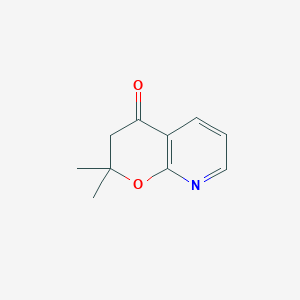 molecular formula C10H11NO2 B2673964 2,2-Dimethyl-2H-pyrano[2,3-b]pyridin-4(3H)-one CAS No. 122262-38-8