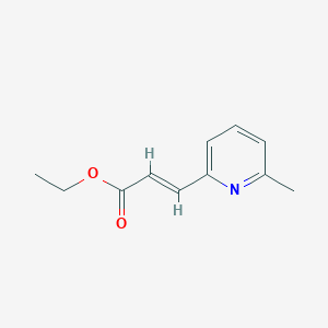 molecular formula C11H13NO2 B2673997 Ethyl (2E)-3-(6-methylpyridin-2-yl)acrylate CAS No. 42329-20-4