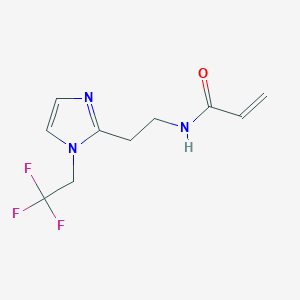 N-{2-[1-(2,2,2-trifluoroethyl)-1H-imidazol-2-yl]ethyl}prop-2-enamide