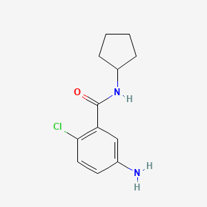 5-amino-2-chloro-N-cyclopentylbenzamide