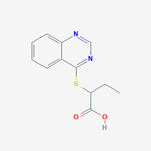 2-(Quinazolin-4-ylsulfanyl)butanoic acid