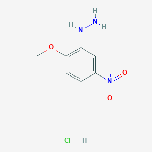 (2-Methoxy-5-nitrophenyl)hydrazine;hydrochloride