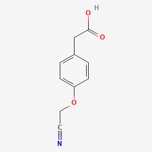 2-[4-(Cyanomethoxy)phenyl]acetic acid