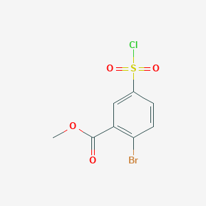 Methyl 2-bromo-5-(chlorosulfonyl)benzoate