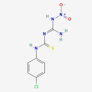 1-(4-Chlorophenyl)-3-[imino(nitroamino)methyl]-thiourea