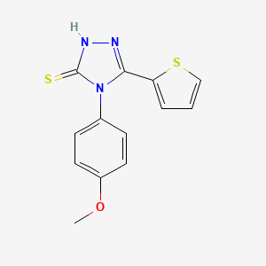 4-(4-methoxyphenyl)-3-thiophen-2-yl-1H-1,2,4-triazole-5-thione