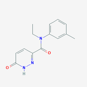 N-ethyl-6-oxo-N-(m-tolyl)-1,6-dihydropyridazine-3-carboxamide