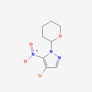 4-bromo-5-nitro-1-(tetrahydro-2H-pyran-2-yl)-1H-pyrazole