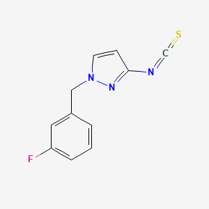 1-(3-fluorobenzyl)-3-isothiocyanato-1H-pyrazole