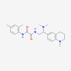 N1-(2-(dimethylamino)-2-(1-methyl-1,2,3,4-tetrahydroquinolin-6-yl)ethyl)-N2-(2,4-dimethylphenyl)oxalamide