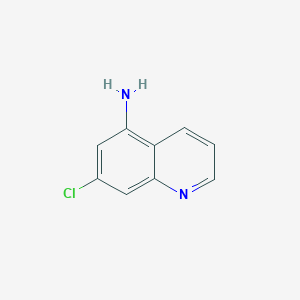 molecular formula C9H7ClN2 B2674174 7-氯喹啉-5-胺 CAS No. 2089651-39-6