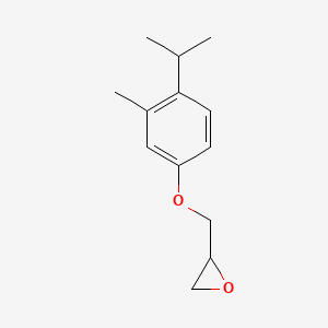 molecular formula C13H18O2 B2674203 2-((4-Isopropyl-3-methylphenoxy)methyl)oxirane CAS No. 840517-51-3