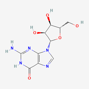 molecular formula C10H13N5O5 B2674267 L-Guanosine CAS No. 118-00-3; 26578-09-6