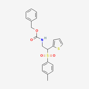 Benzyl (2-(thiophen-2-yl)-2-tosylethyl)carbamate